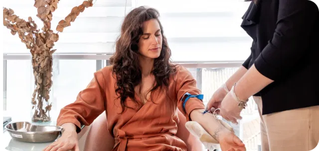 Exames na clínica Oya